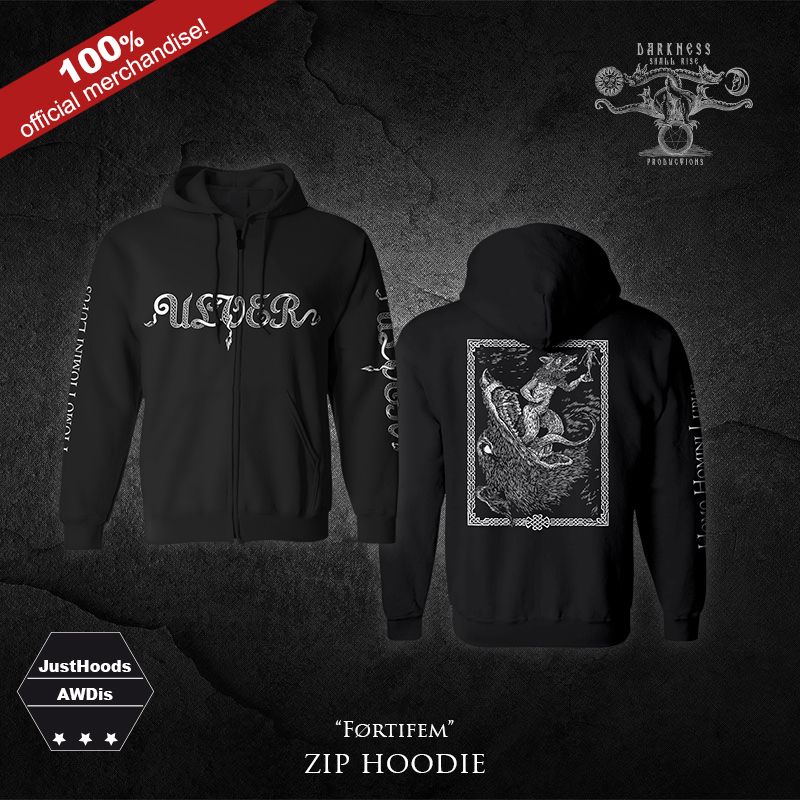 Ulver (NOR) - Førtifem - Zipped Hoodie - Darkness Shall Rise Productions